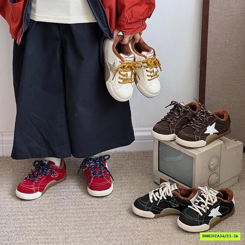 GIÀY ĐẾ BỆT NGÔI SAO LÓT NHUNG