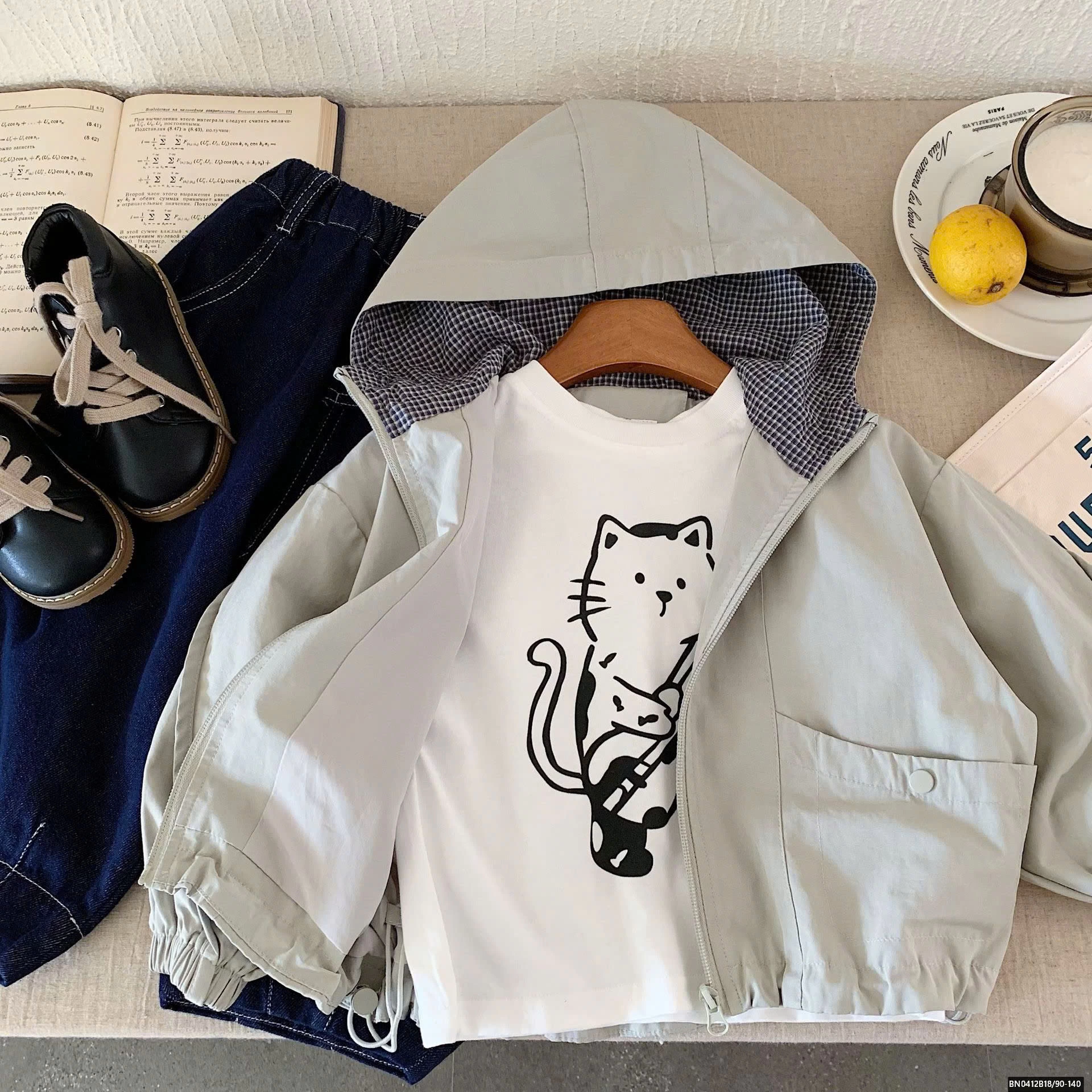 ÁO KHOÁC GIÓ LIỀN MŨ