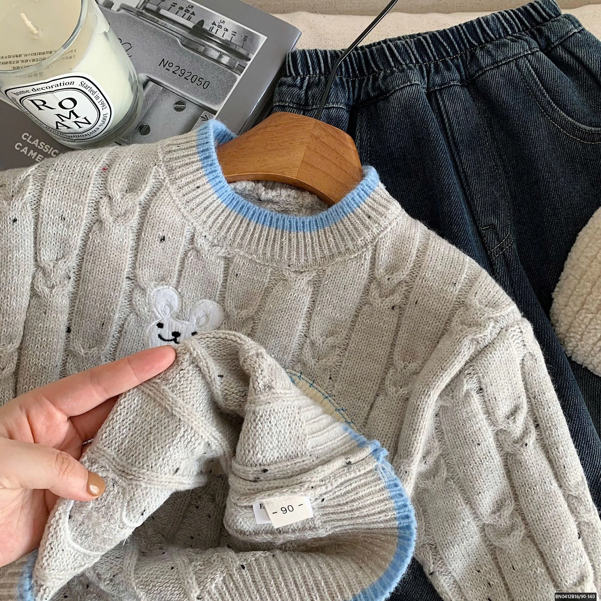 ÁO LEN THỎ XANH DỄ THƯỜNG