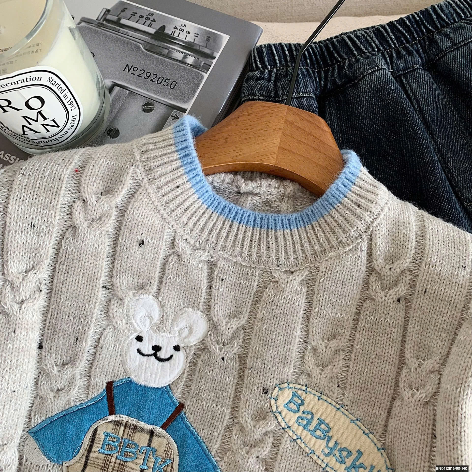 ÁO LEN THỎ XANH DỄ THƯỜNG