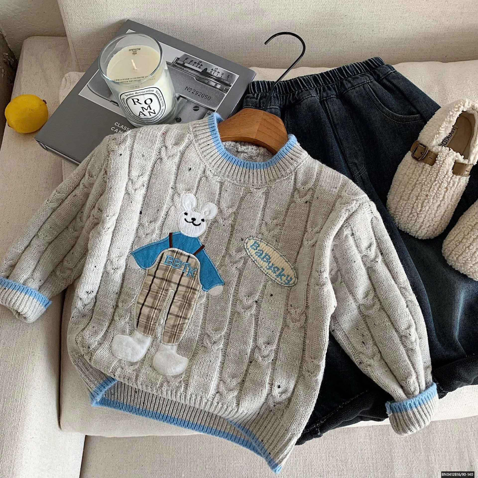 ÁO LEN THỎ XANH DỄ THƯỜNG