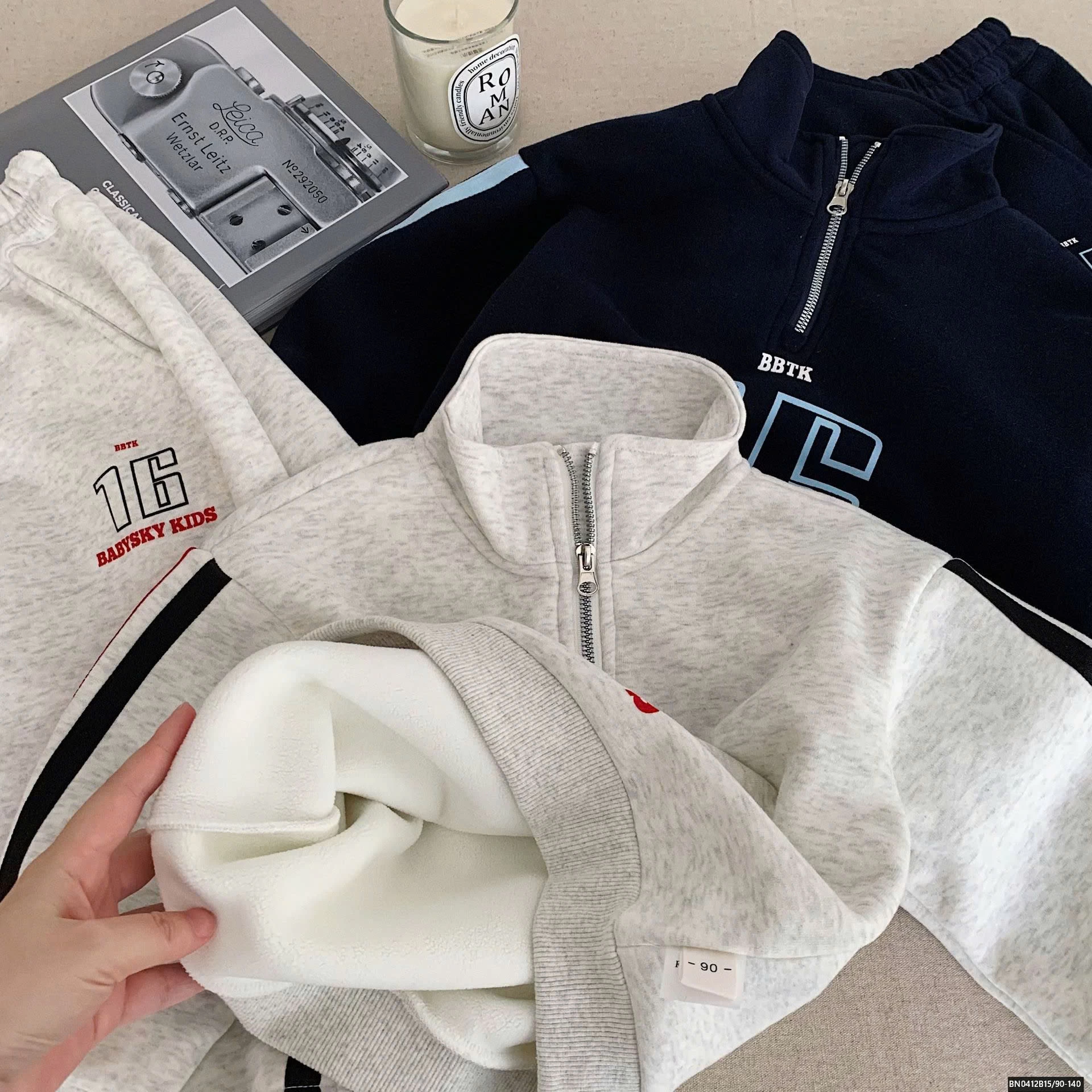 SÉT NỈ LÓT LÔNG SỐ 16