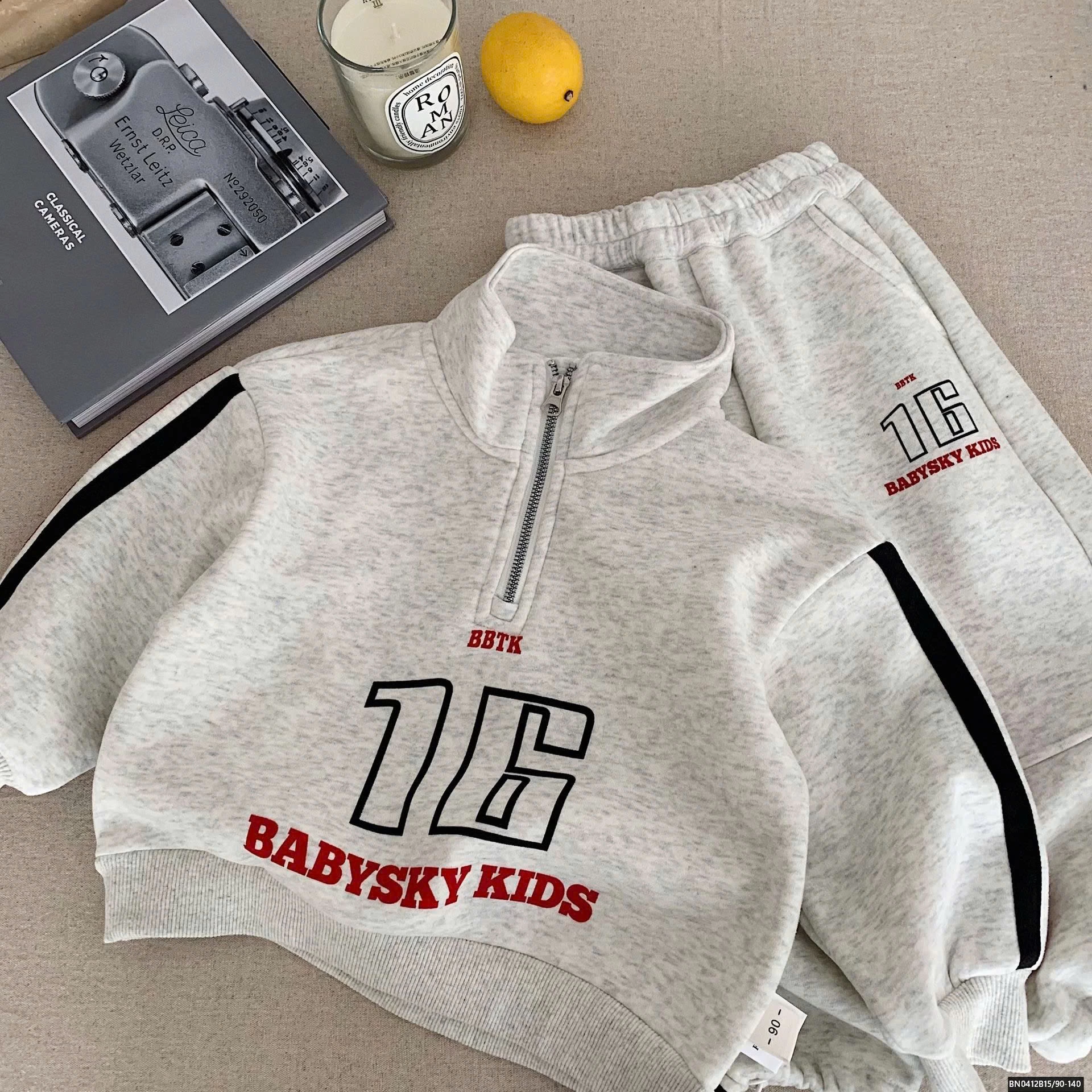 SÉT NỈ LÓT LÔNG SỐ 16