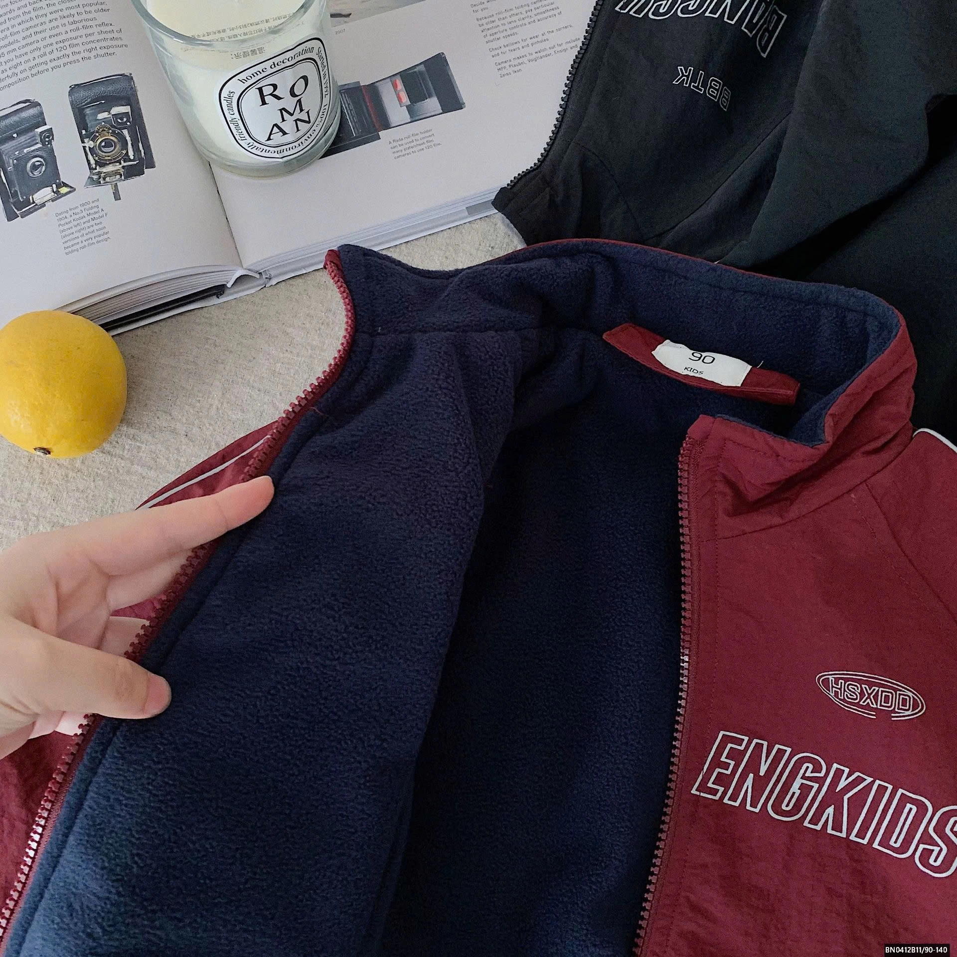 ÁO KHOÁC GIÓ LÓT LÔNG CỪU