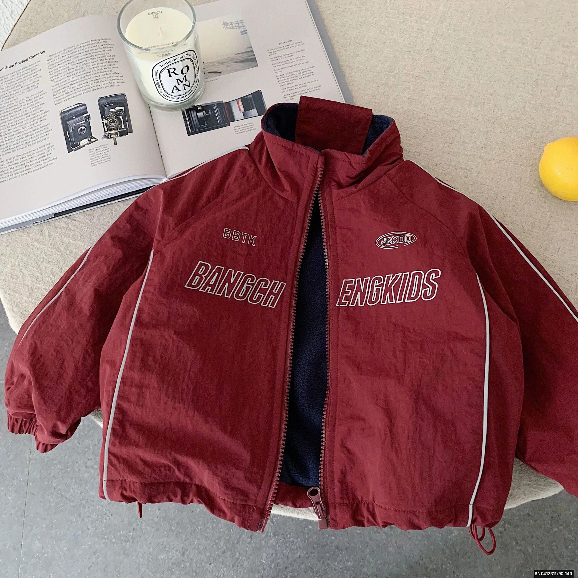 ÁO KHOÁC GIÓ LÓT LÔNG CỪU