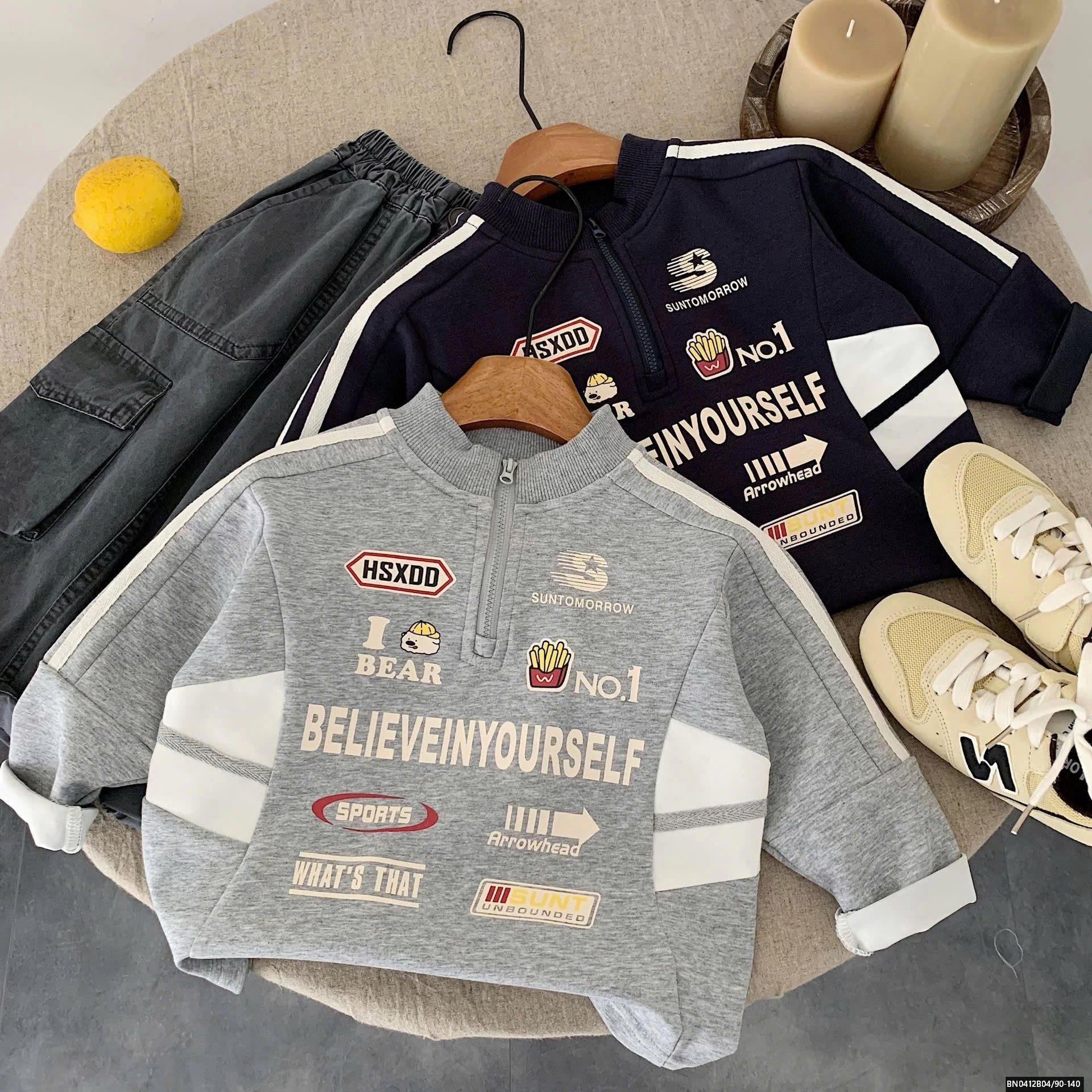 ÁO NỈ THỂ THAO CỔ KHÓA