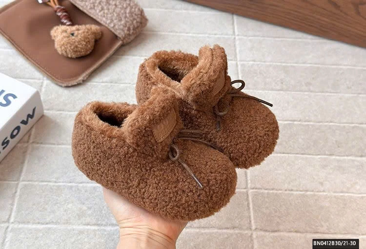 GIÀY LÔNG CỪU TRƠN MÀU