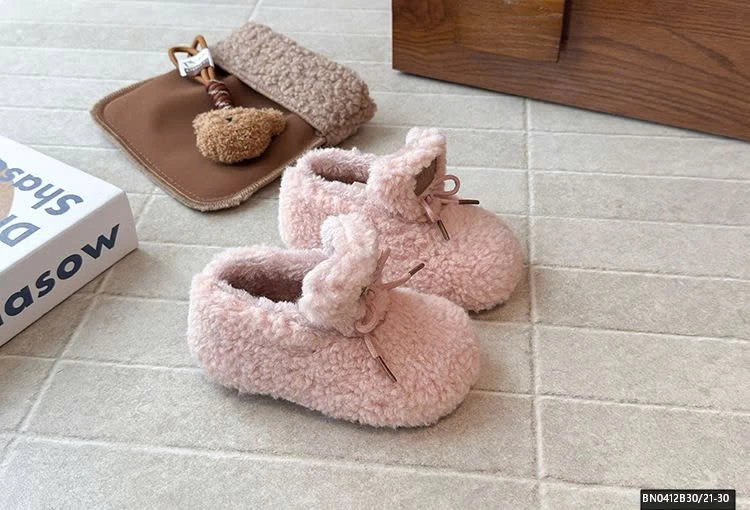 GIÀY LÔNG CỪU TRƠN MÀU