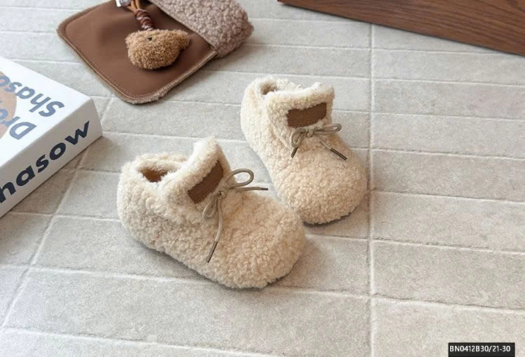 GIÀY LÔNG CỪU TRƠN MÀU