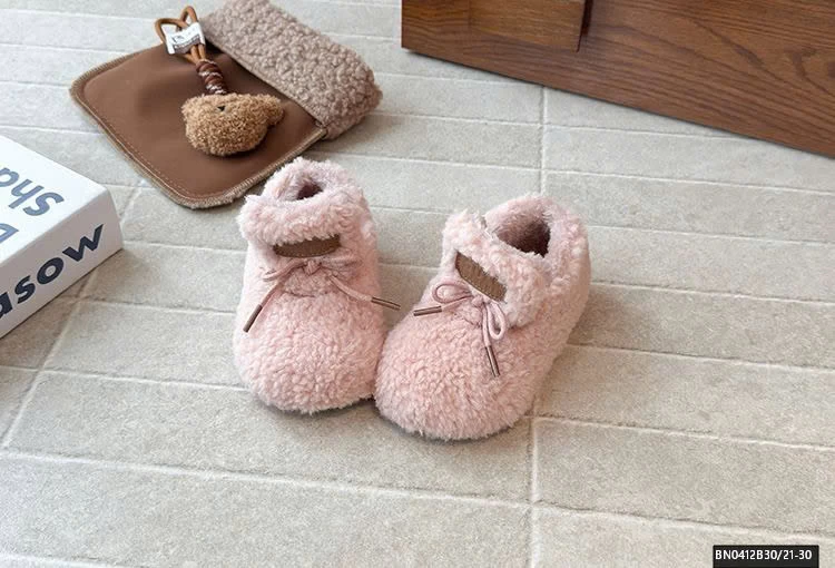 GIÀY LÔNG CỪU TRƠN MÀU