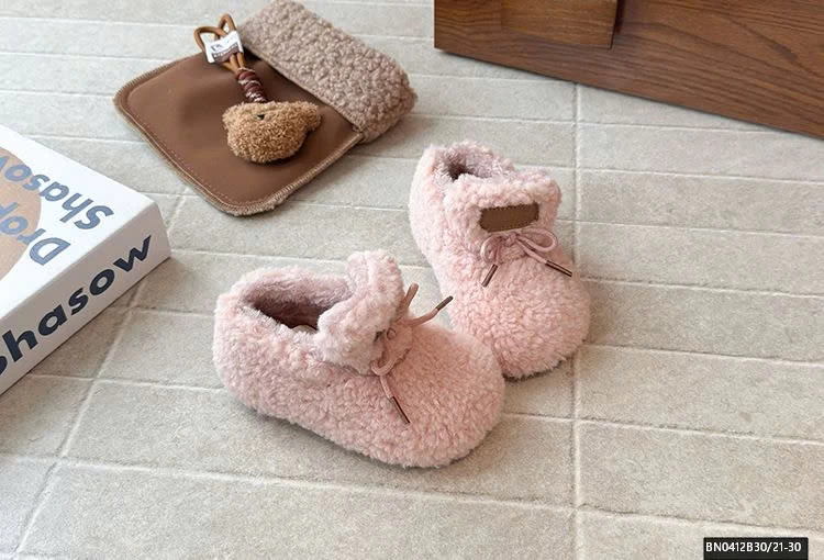 GIÀY LÔNG CỪU TRƠN MÀU