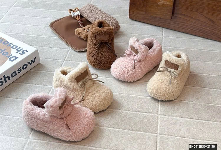 GIÀY LÔNG CỪU TRƠN MÀU