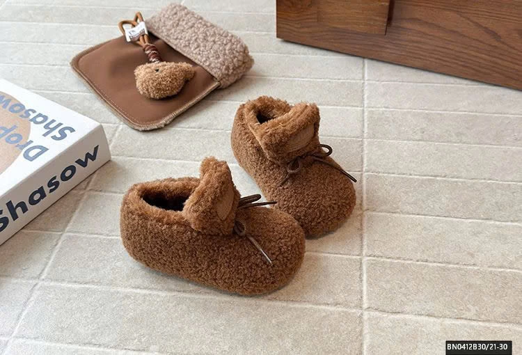 GIÀY LÔNG CỪU TRƠN MÀU