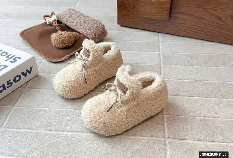 GIÀY LÔNG CỪU TRƠN MÀU