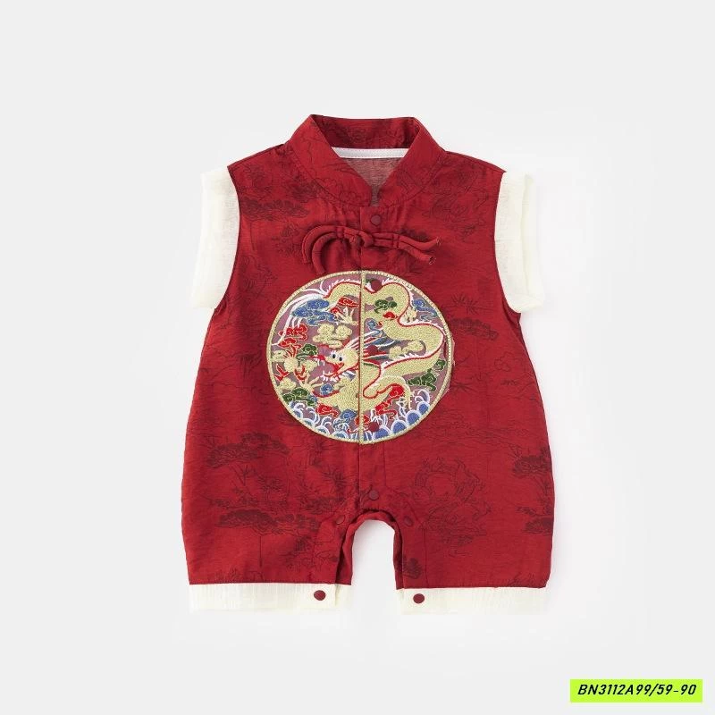 BODY ĐŨI ĐỎ THÊU RỒNG