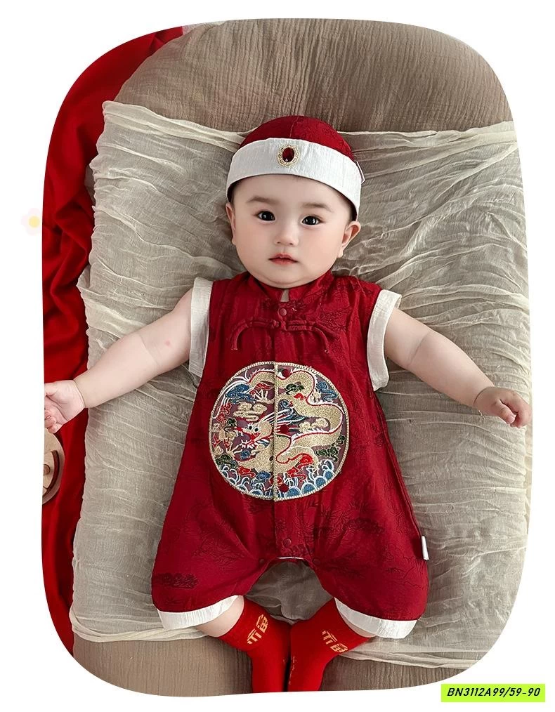 BODY ĐŨI ĐỎ THÊU RỒNG