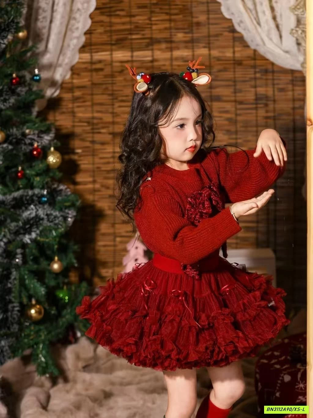 CHÂN VÁY TUTU BỒNG GẮN NƠ