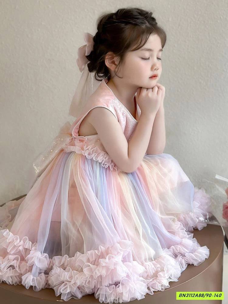 ĐẦM VOAN TUTU SẮC MÀU BLING