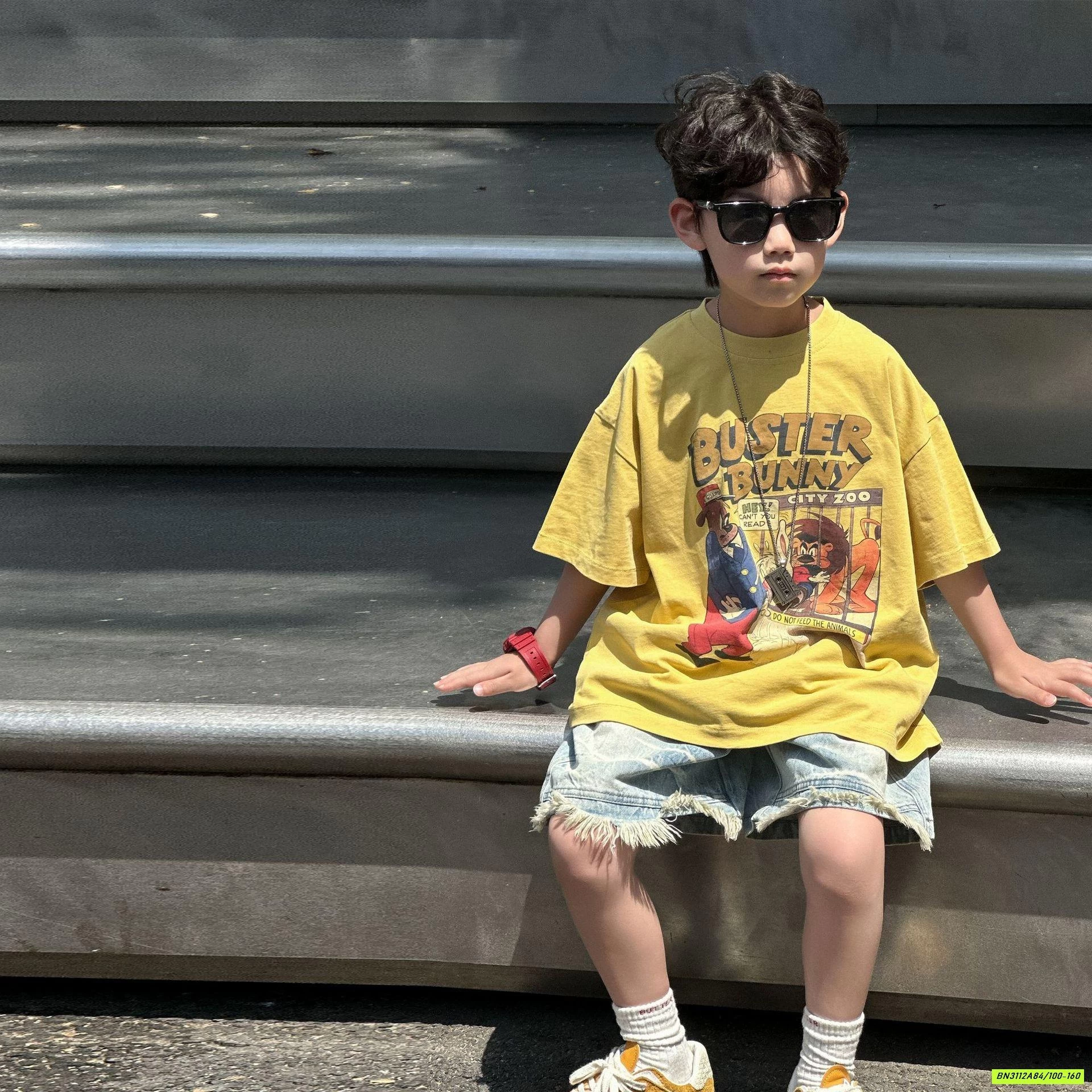 ÁO THUN VÀNG HY25280 IN HÌNH