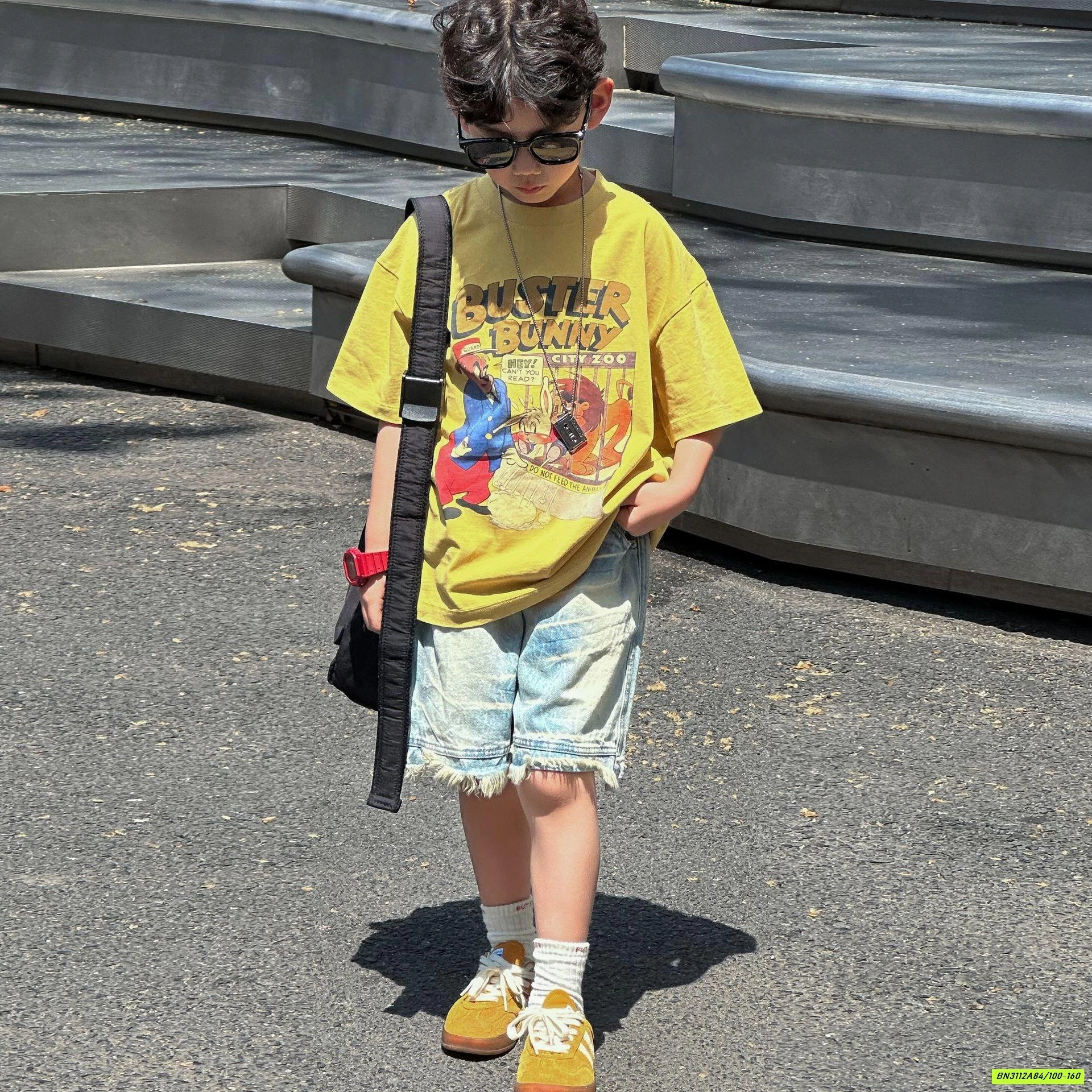 ÁO THUN VÀNG HY25280 IN HÌNH