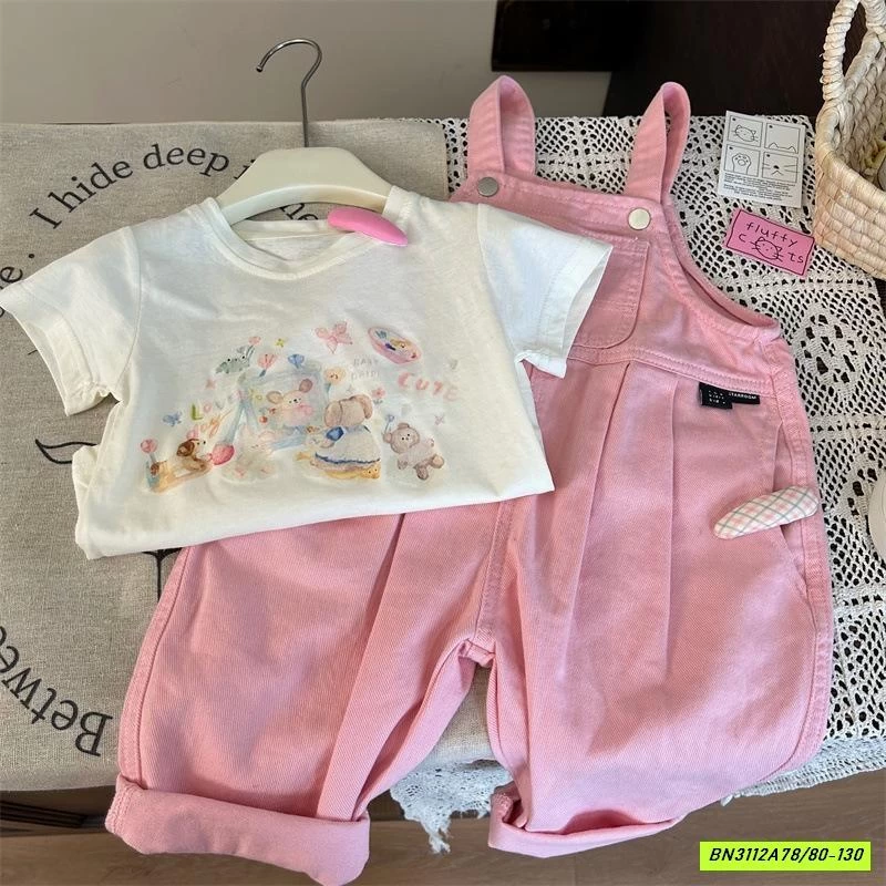 SÉT YẾM HỒNG MIX ÁO THUN