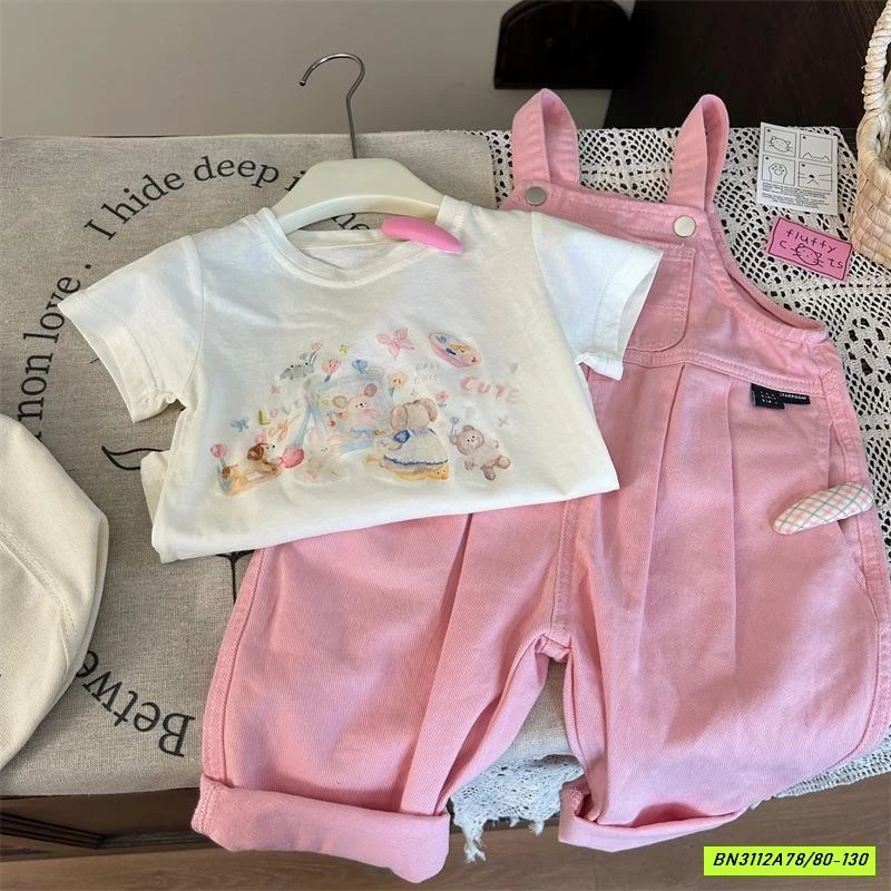 SÉT YẾM HỒNG MIX ÁO THUN