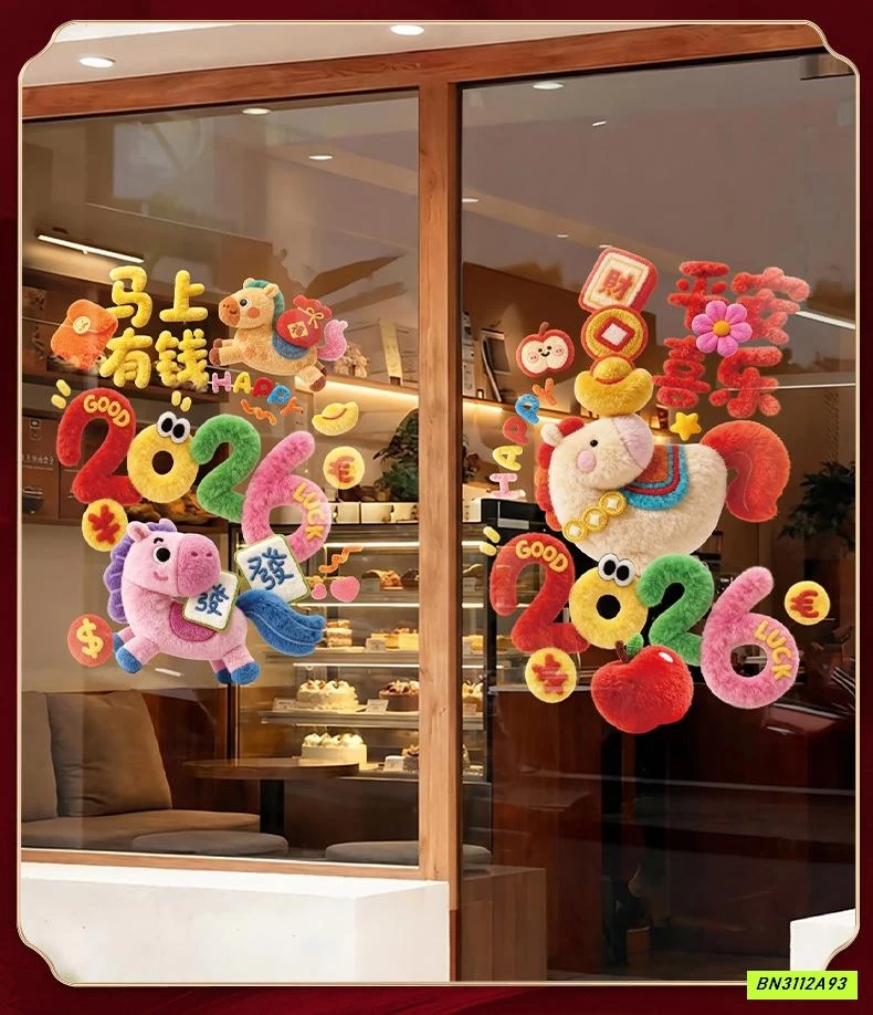 HÌNH DÁN CỬA 3D NGỰA MÃ ĐÁO THÀNH CÔNG