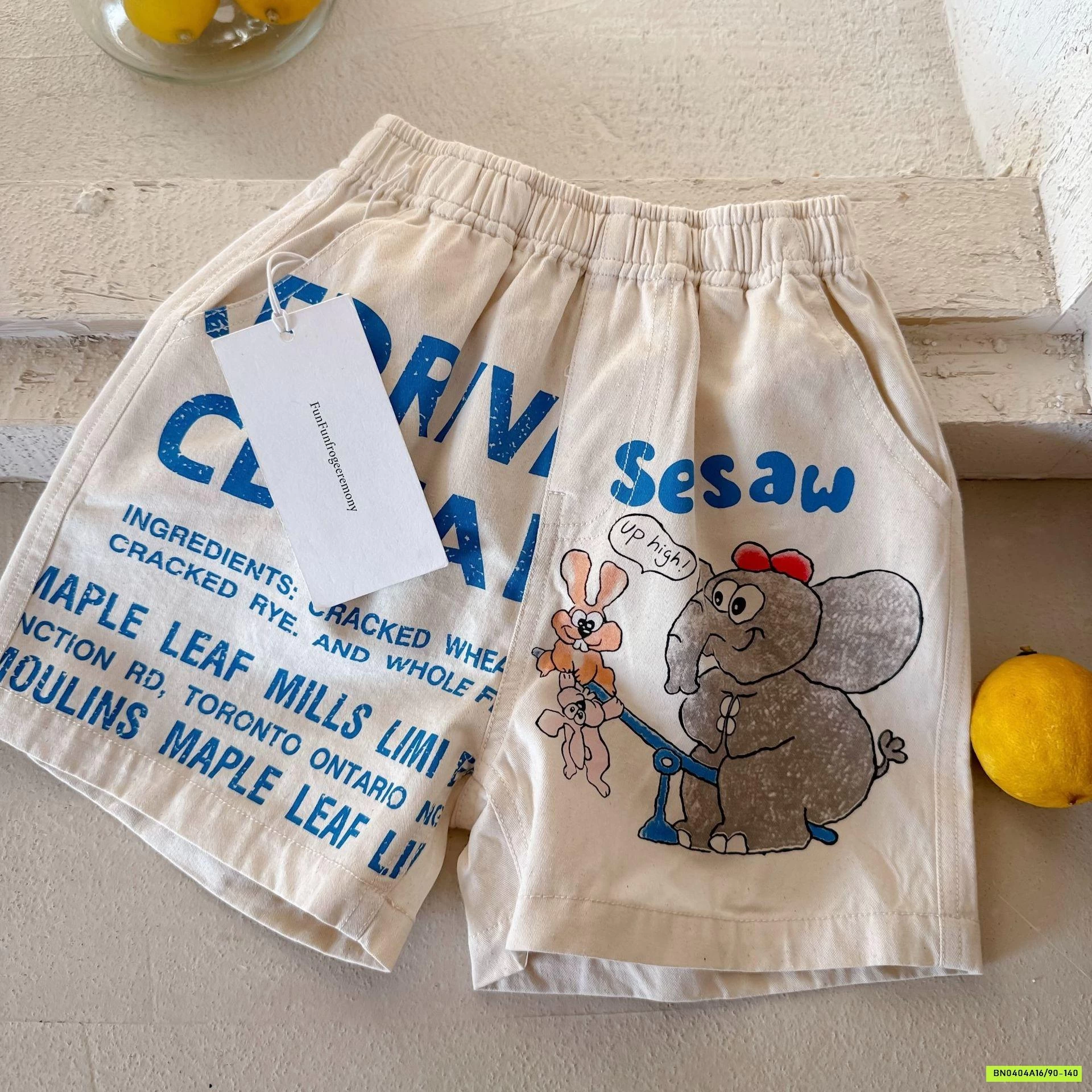 SHORT THÔ IN HÌNH KUTE MMGGBABY