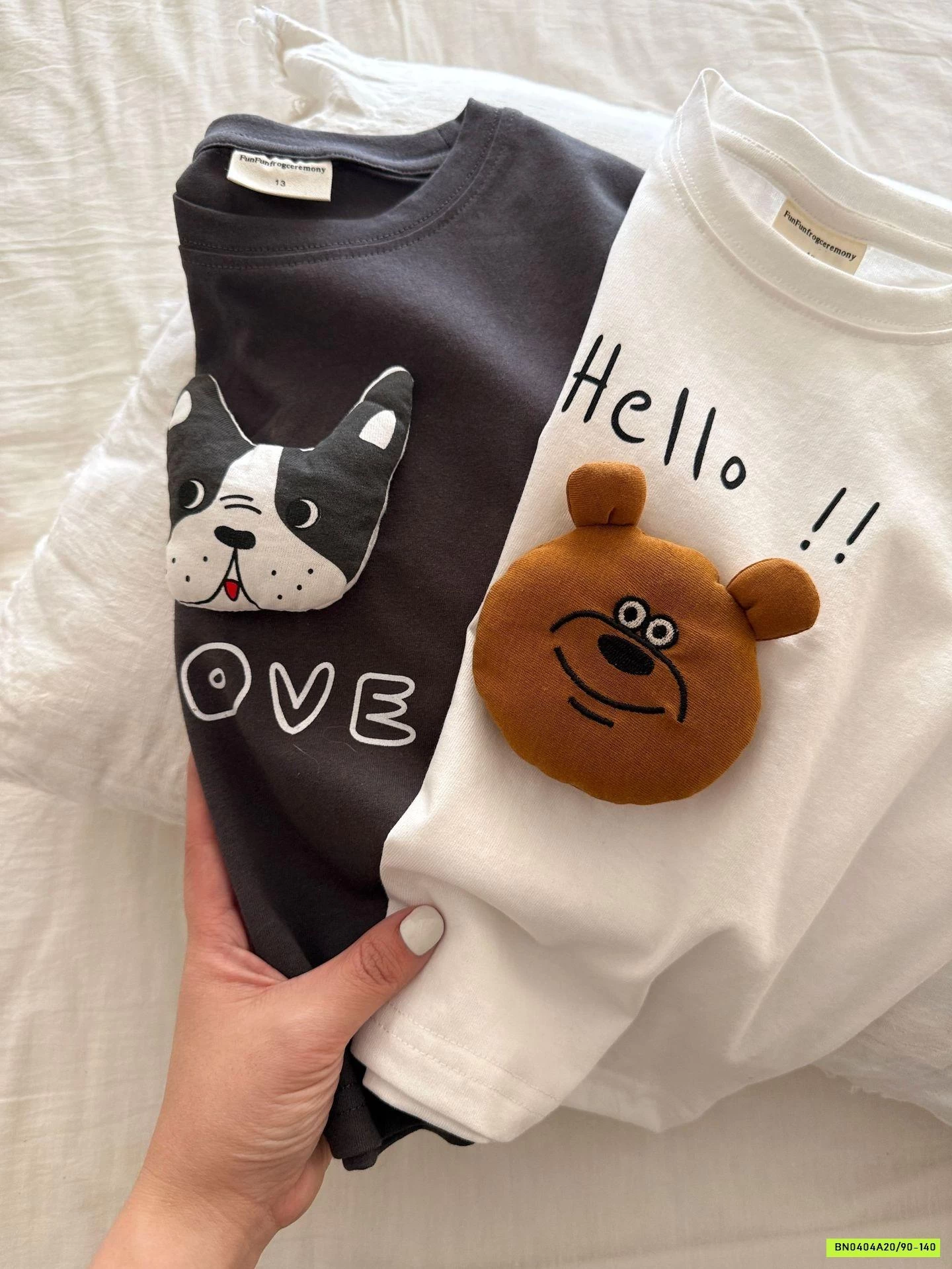 ÁO THUN GẮN THÚ CƯNG MMGGBABY