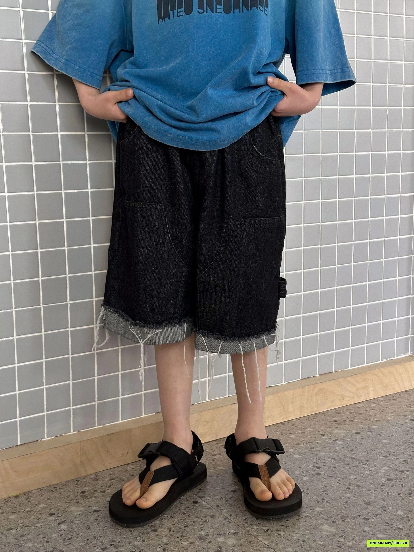 SHORT JEANS GẤP GẤU HANYA