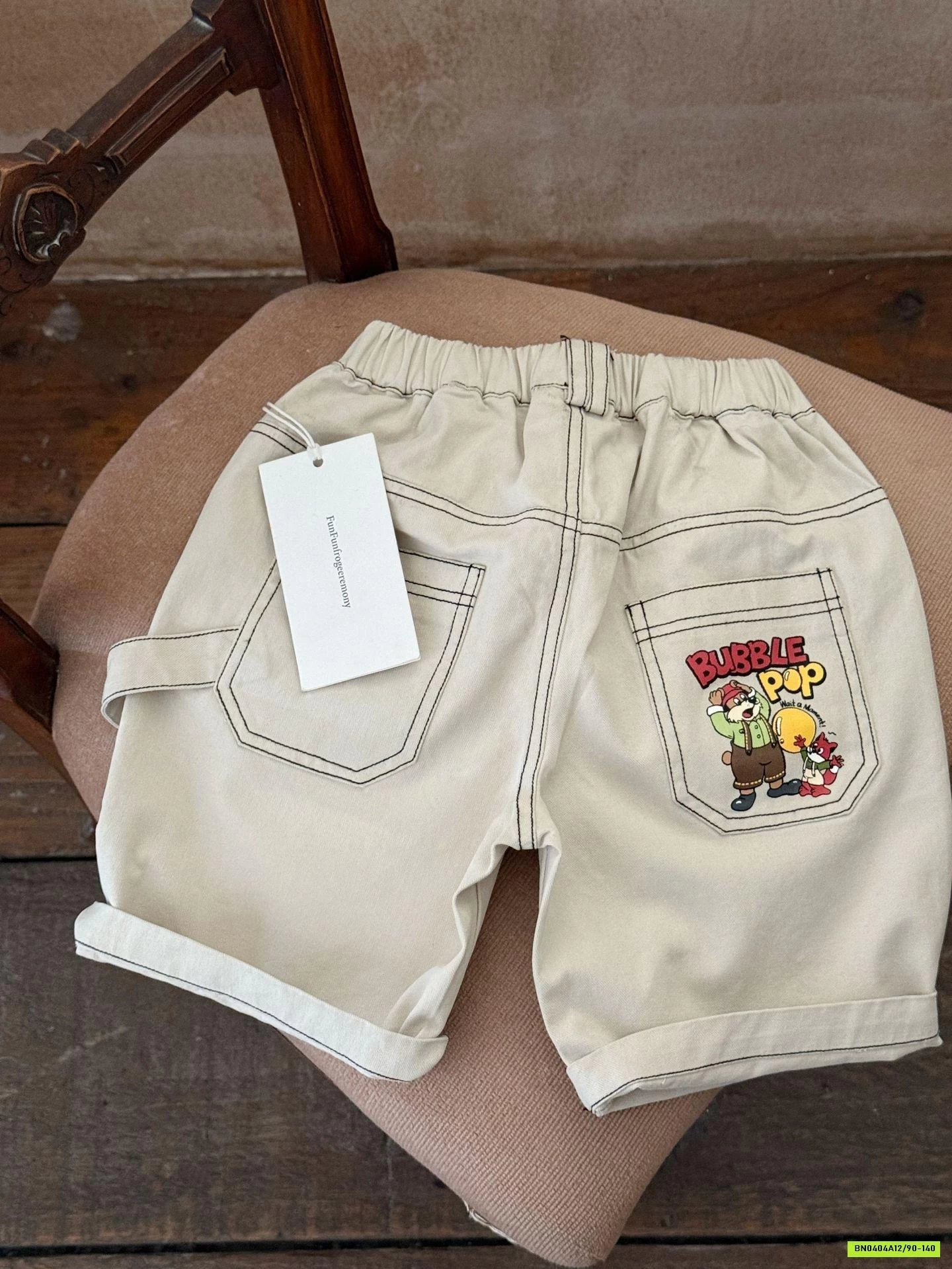 SHORT JEANS CHỈ NỔI MMGGBABY