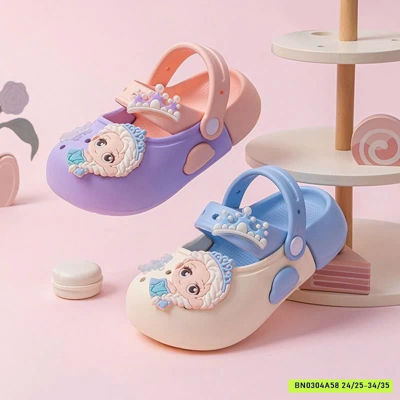 DÉP CROCS BÉ GÁI HOẠT HÌNH