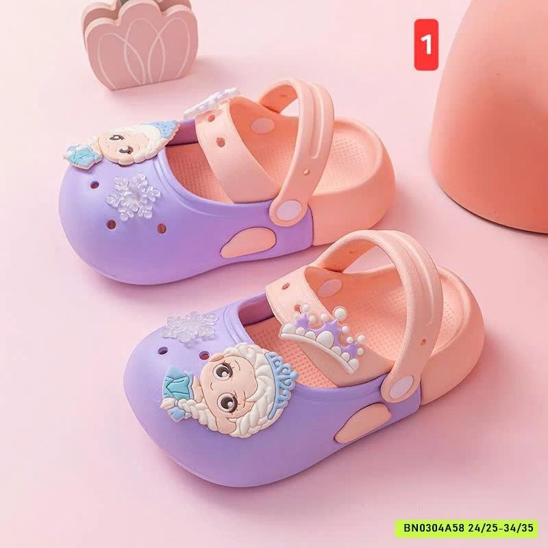 DÉP CROCS BÉ GÁI HOẠT HÌNH