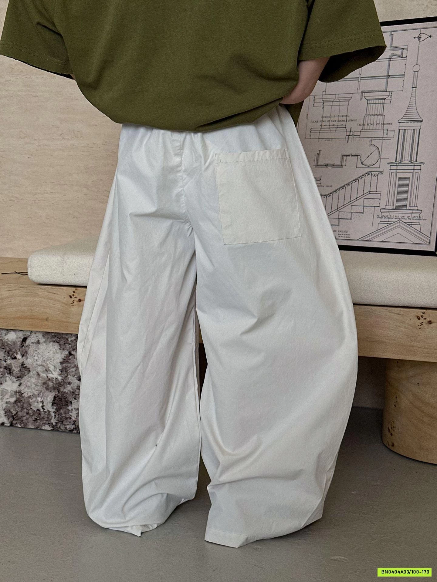 QUẦN THÔ MỀM ỐNG RỘNG HANYA