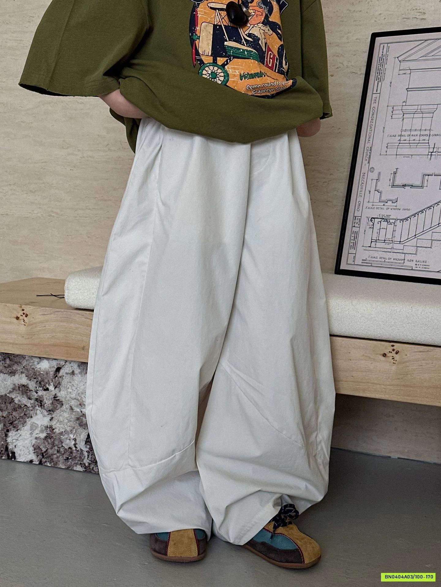 QUẦN THÔ MỀM ỐNG RỘNG HANYA