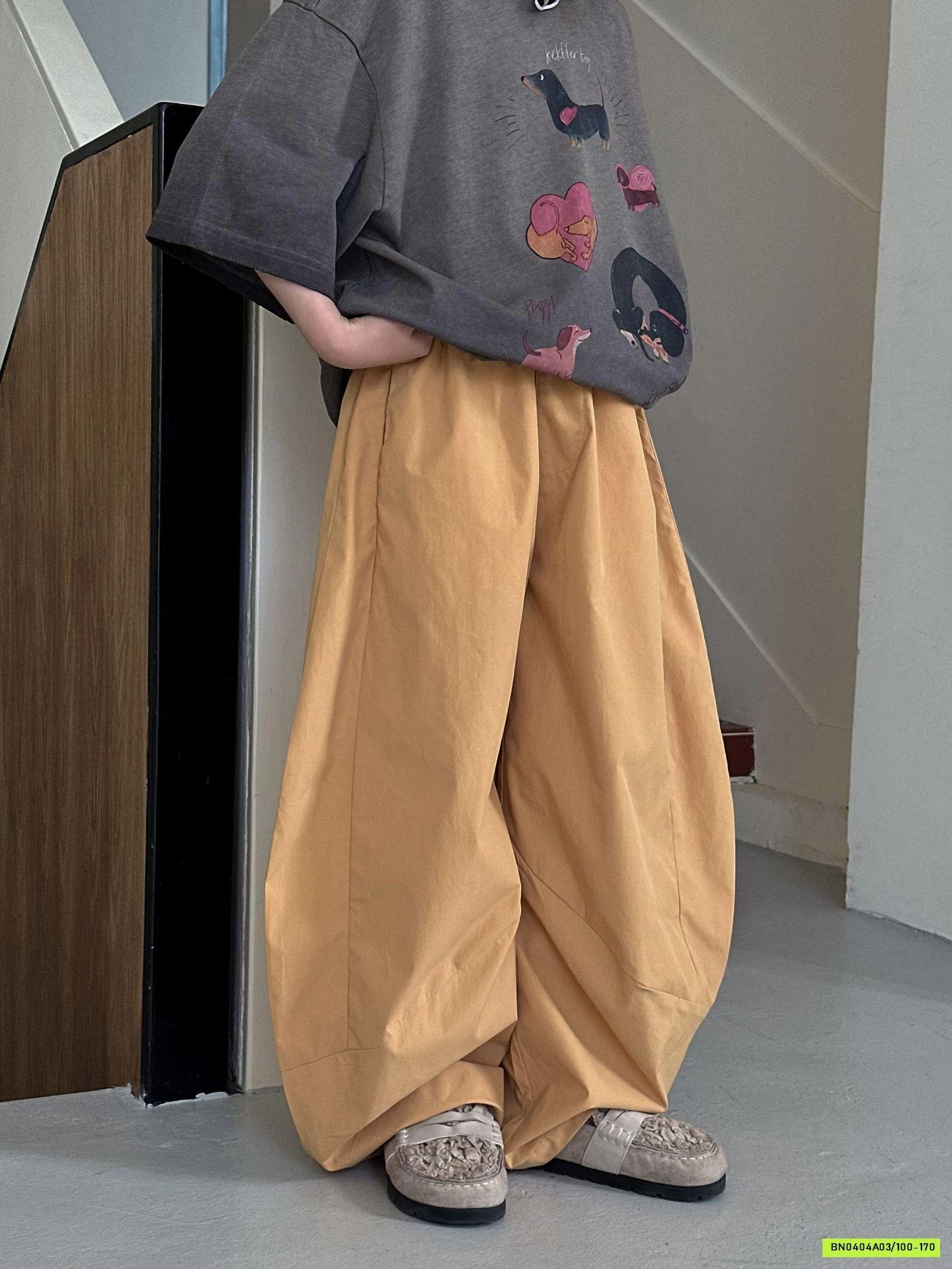 QUẦN THÔ MỀM ỐNG RỘNG HANYA