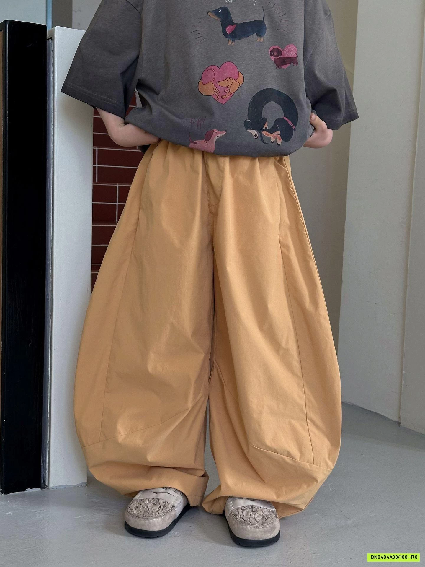 QUẦN THÔ MỀM ỐNG RỘNG HANYA