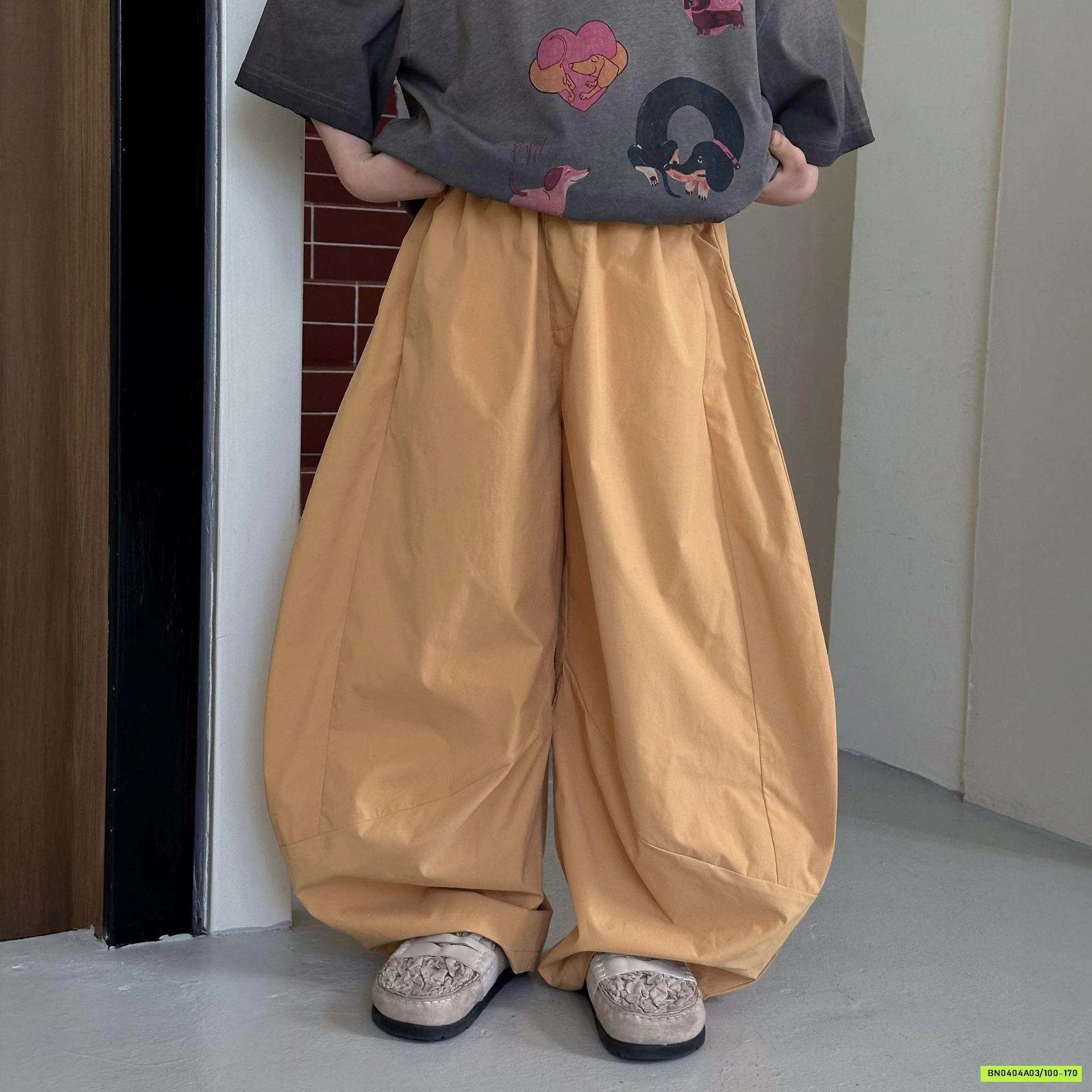 QUẦN THÔ MỀM ỐNG RỘNG HANYA