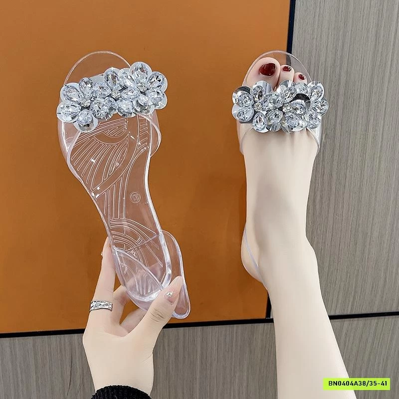 SANDAL HỞ MŨI BLING BLING