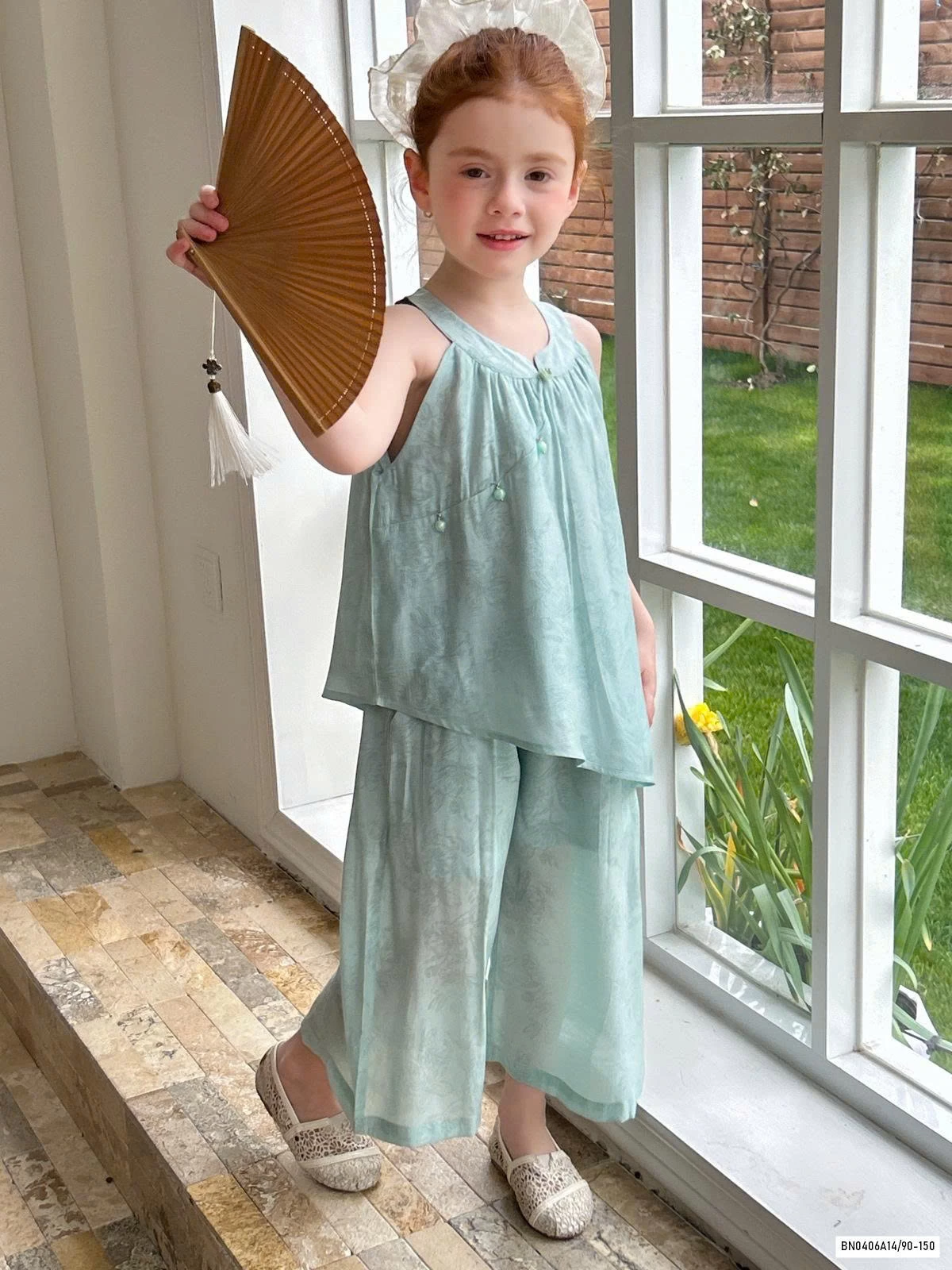 SÉT BỘ TRUNG HOA XANH VẠT LỆCH