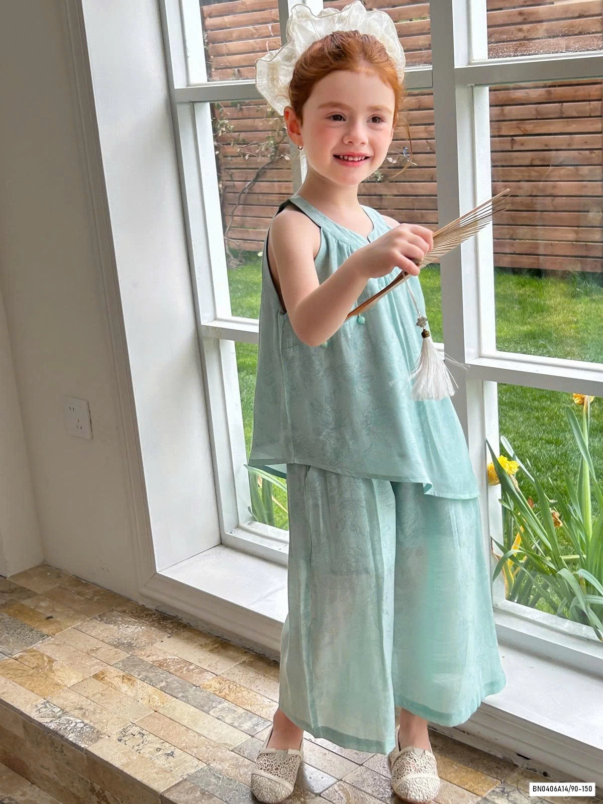 SÉT BỘ TRUNG HOA XANH VẠT LỆCH