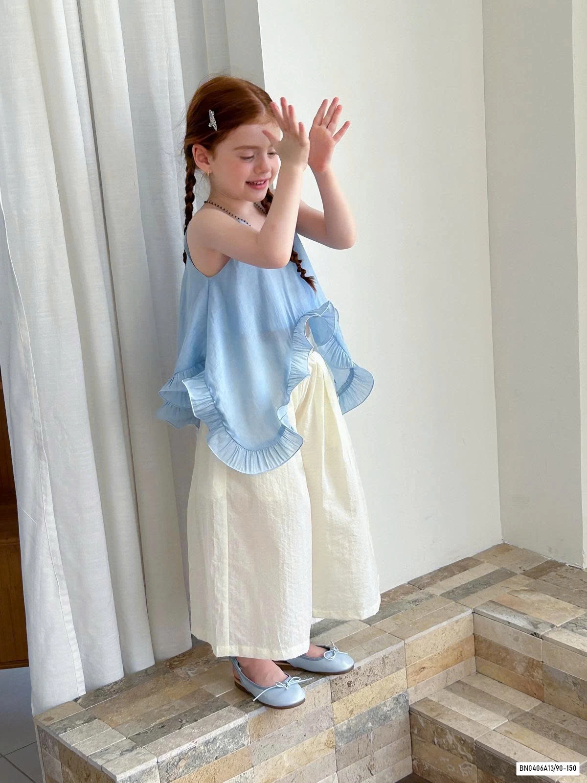 ÁO 2 DÂY BÁNH BÈO MIX QUẦN SUÔNG