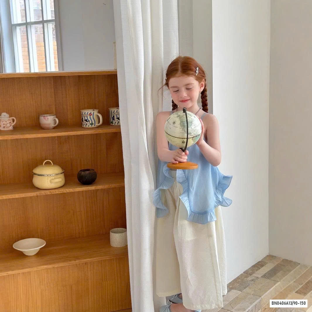 ÁO 2 DÂY BÁNH BÈO MIX QUẦN SUÔNG