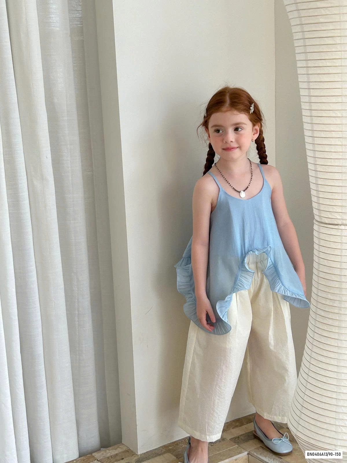 ÁO 2 DÂY BÁNH BÈO MIX QUẦN SUÔNG