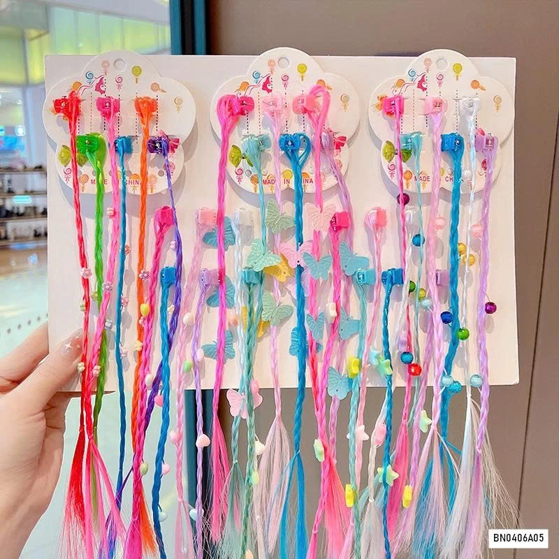 SÉT 18 KẸP TÓC GIẢ GẮN BƯỚM