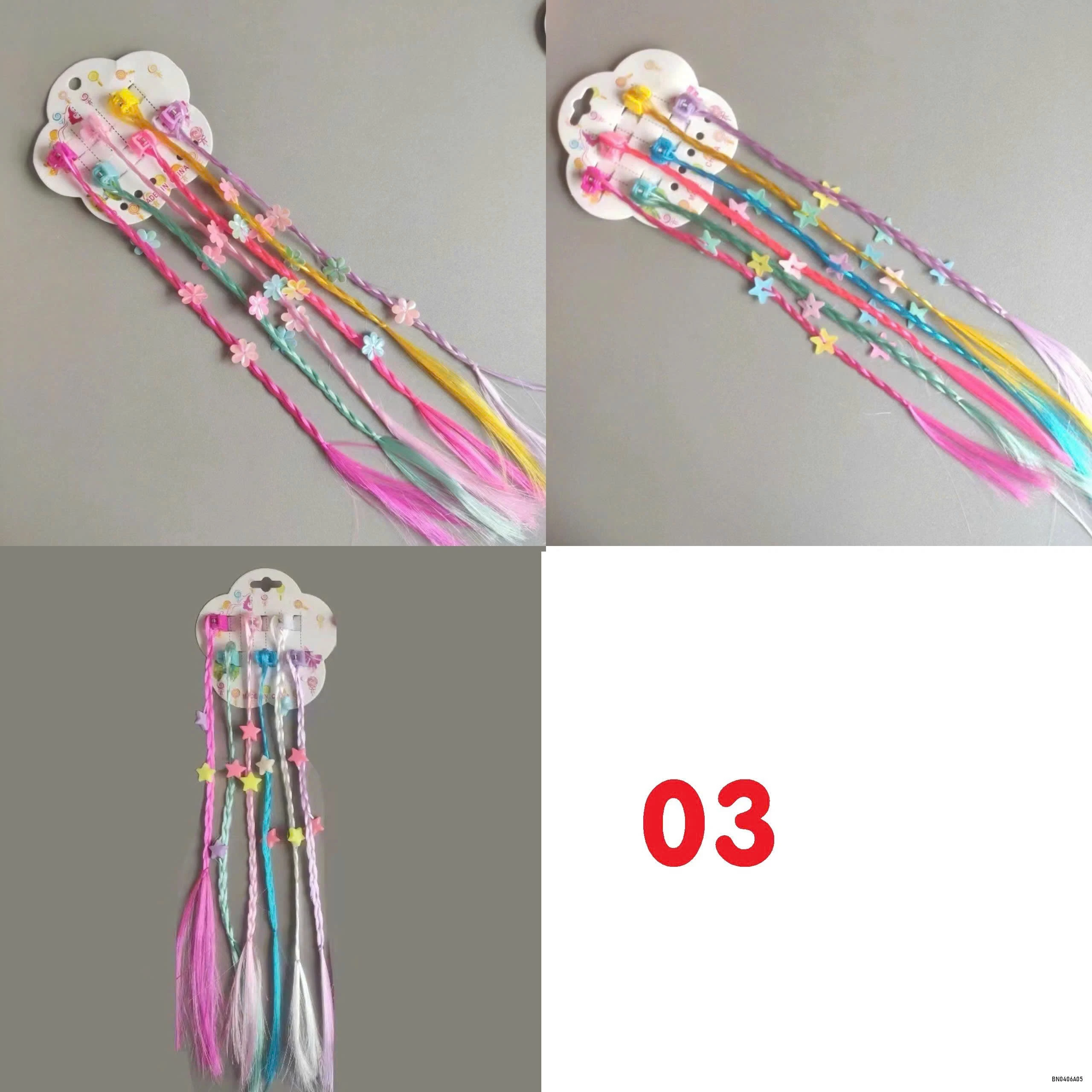 SÉT 18 KẸP TÓC GIẢ GẮN BƯỚM