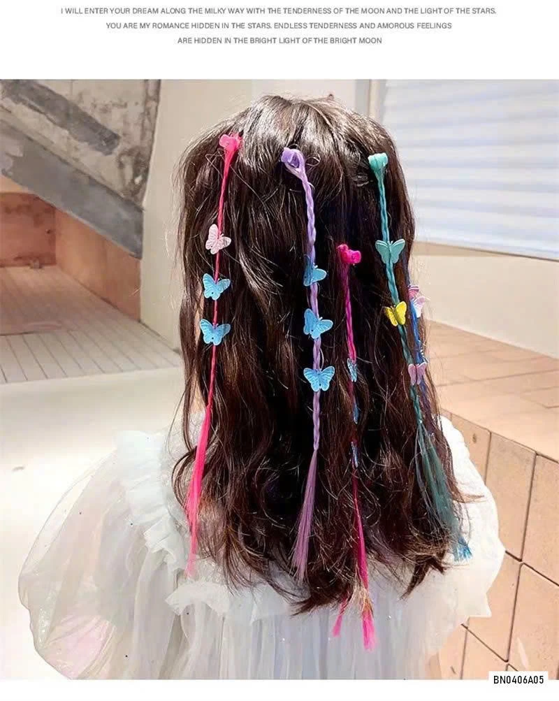 SÉT 18 KẸP TÓC GIẢ GẮN BƯỚM