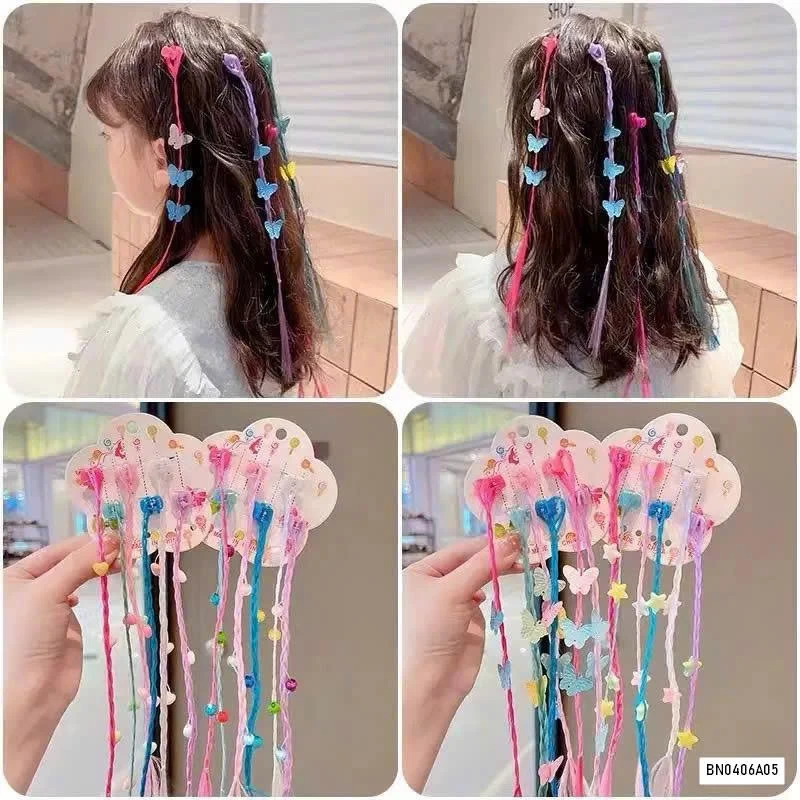 SÉT 18 KẸP TÓC GIẢ GẮN BƯỚM