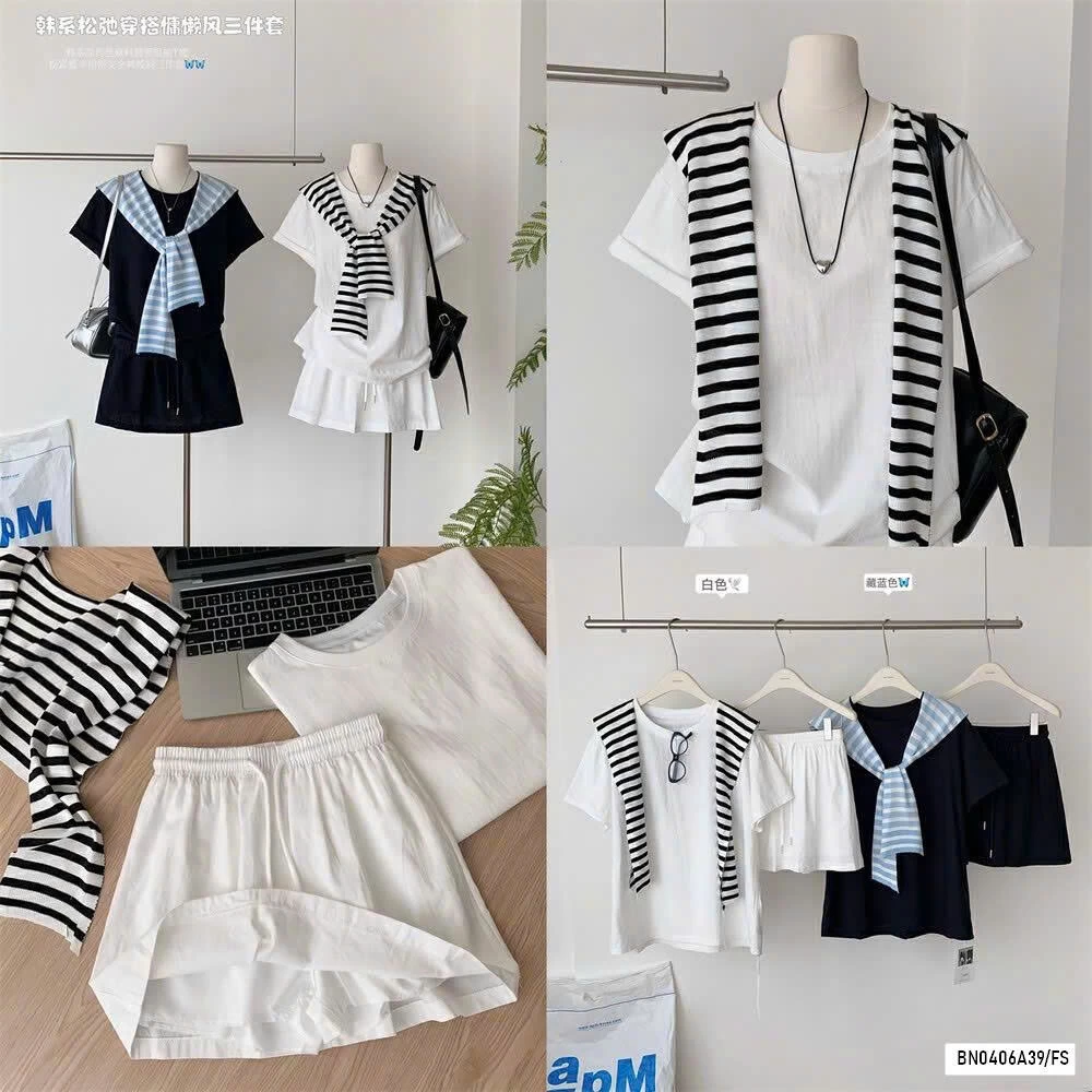 SÉT VÁY KÈM KHĂN CHOÀNG