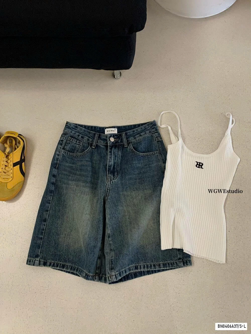 QUẦN JEANS LỬNG BẠC MÀU WG.WE